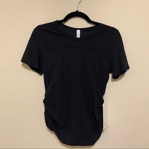 lululemon run off route short sleeve